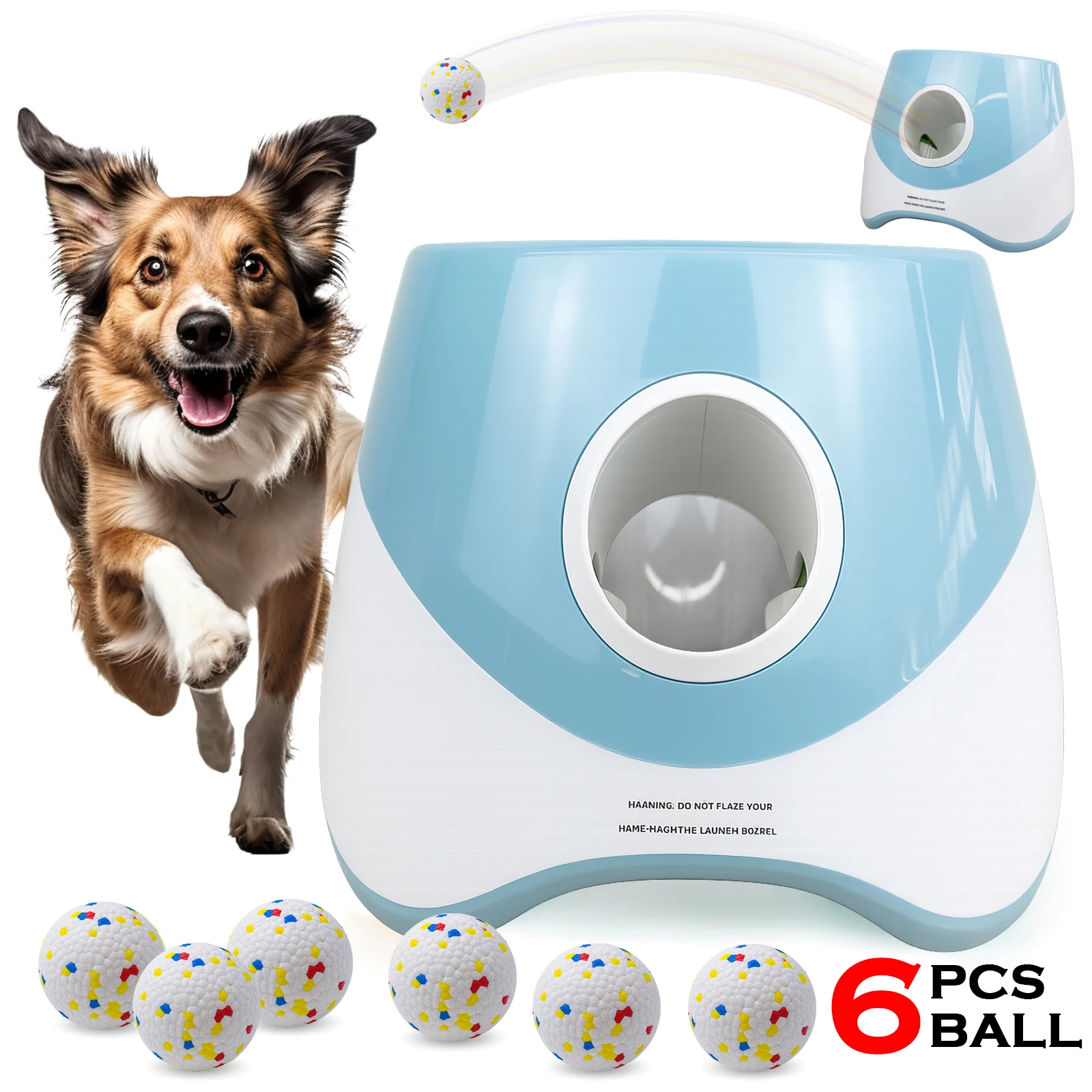 Indestructible Dog Chew Toy - Dog Tennis Ball Launcher Dogs Chase