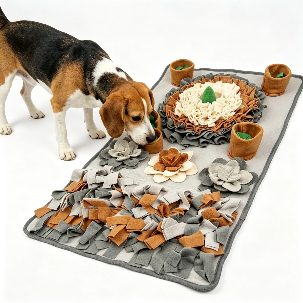 Snuffle Mat For Dogs - Multi-Layer Food Hiding Design Pet Snuffle