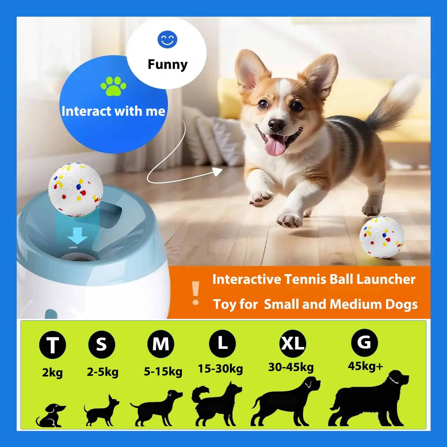 Dog Tennis Ball Launcher Dogs  - Indestructible Dog Chew Toy recension och pris