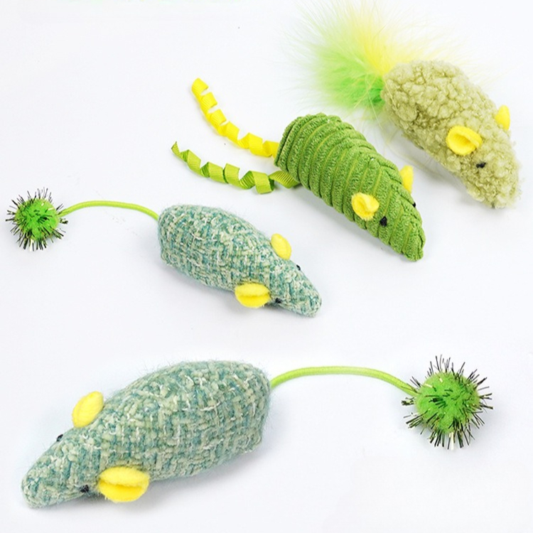 Cat Toys 3pcs Plush Simulated  - Catnip Interactive Plush Mouse recension och pris