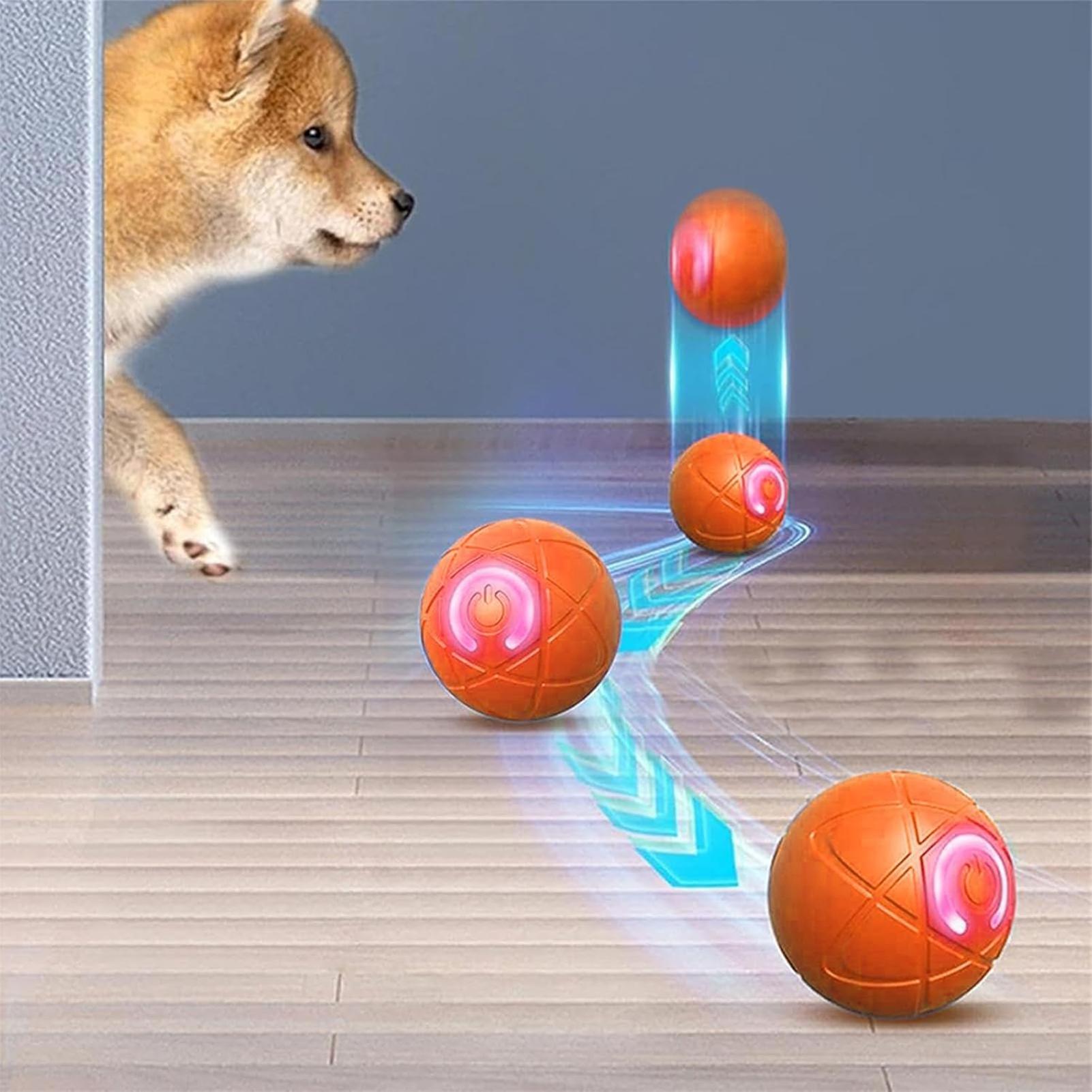 Smart Interactive Dog Toys for - Automatic Moving Dog Ball recension och pris