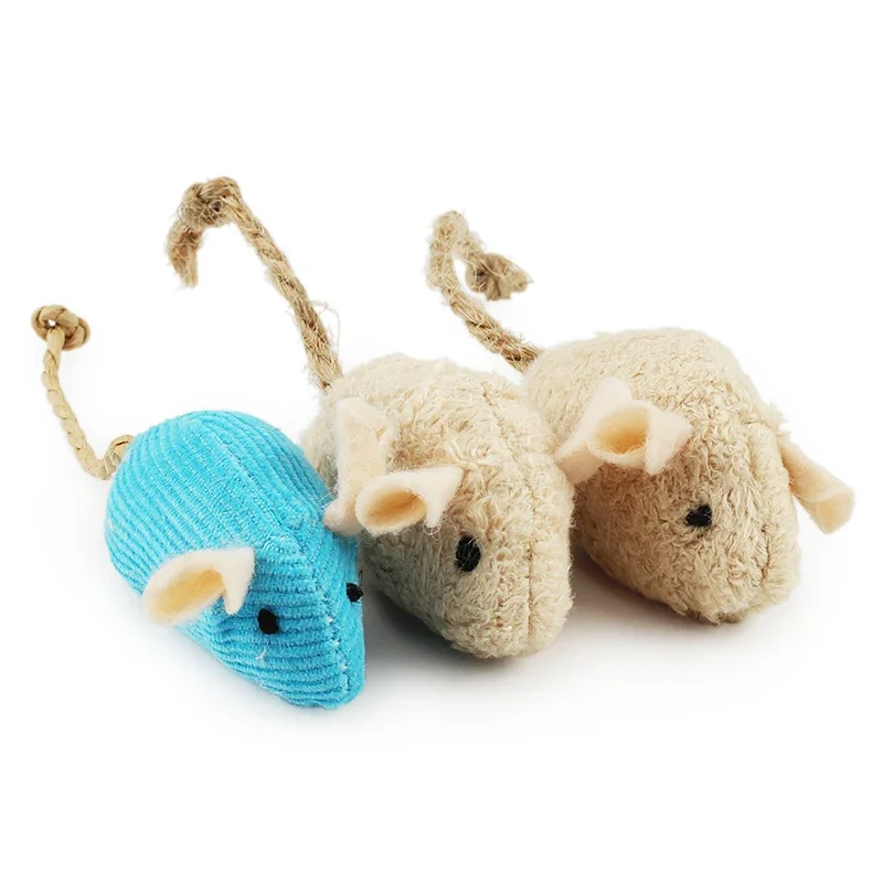 5-200Pcs Pet Toy Interactive P - Catnip Interactive Plush Mouse recension och pris