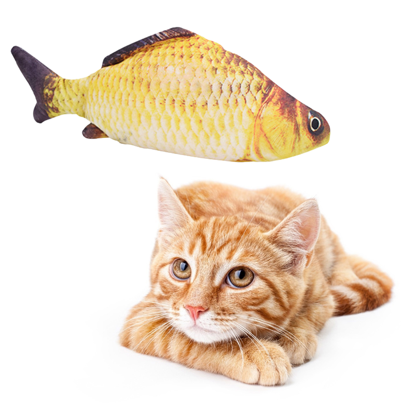 Cat Toys Fish USB Charger Fish - Electric Floppy Fish Dog Toy recension och pris