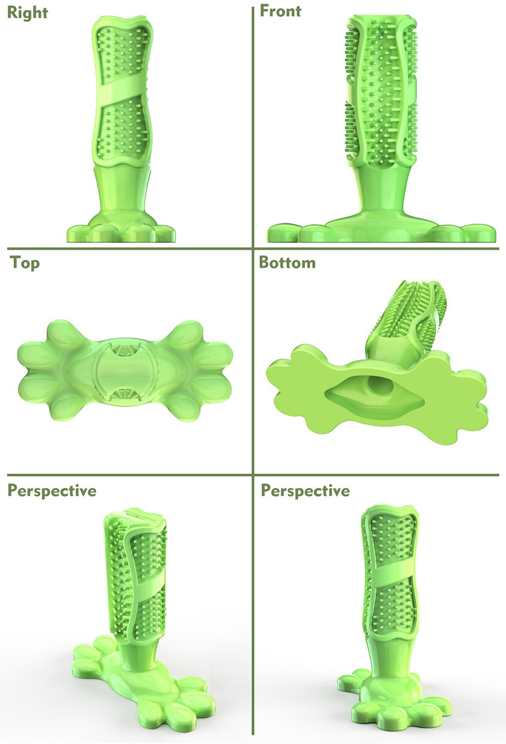 Pet Dog Cactus Interactive Rub - Rubber Treat Dispensing Dog Toy recension och pris
