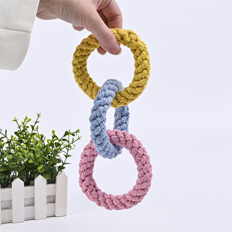 1pc Large Tough Chew Toys for  - Dog Rope Toy Aggressive Chewers recension och pris
