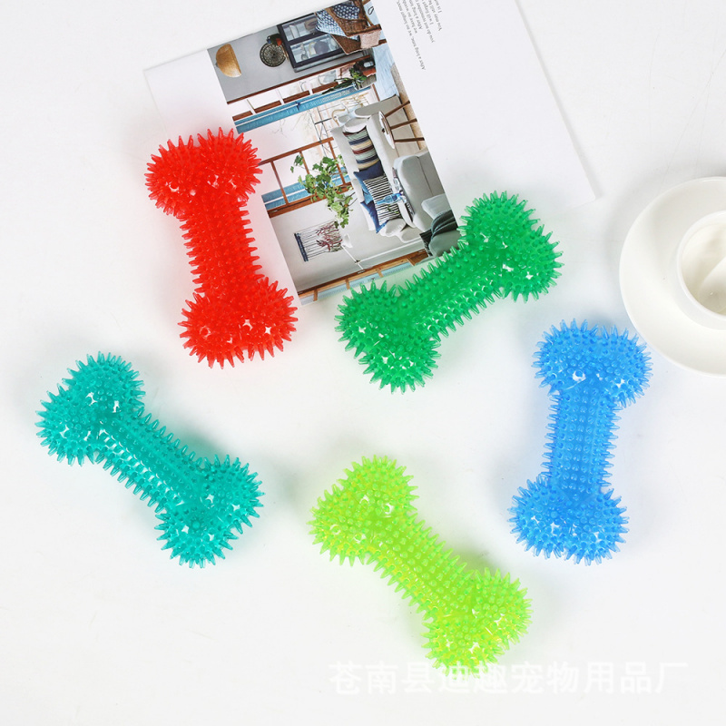 Pet toy for large dogs, rubber - Teeth Cleaning Dog Chew Bone recension och pris