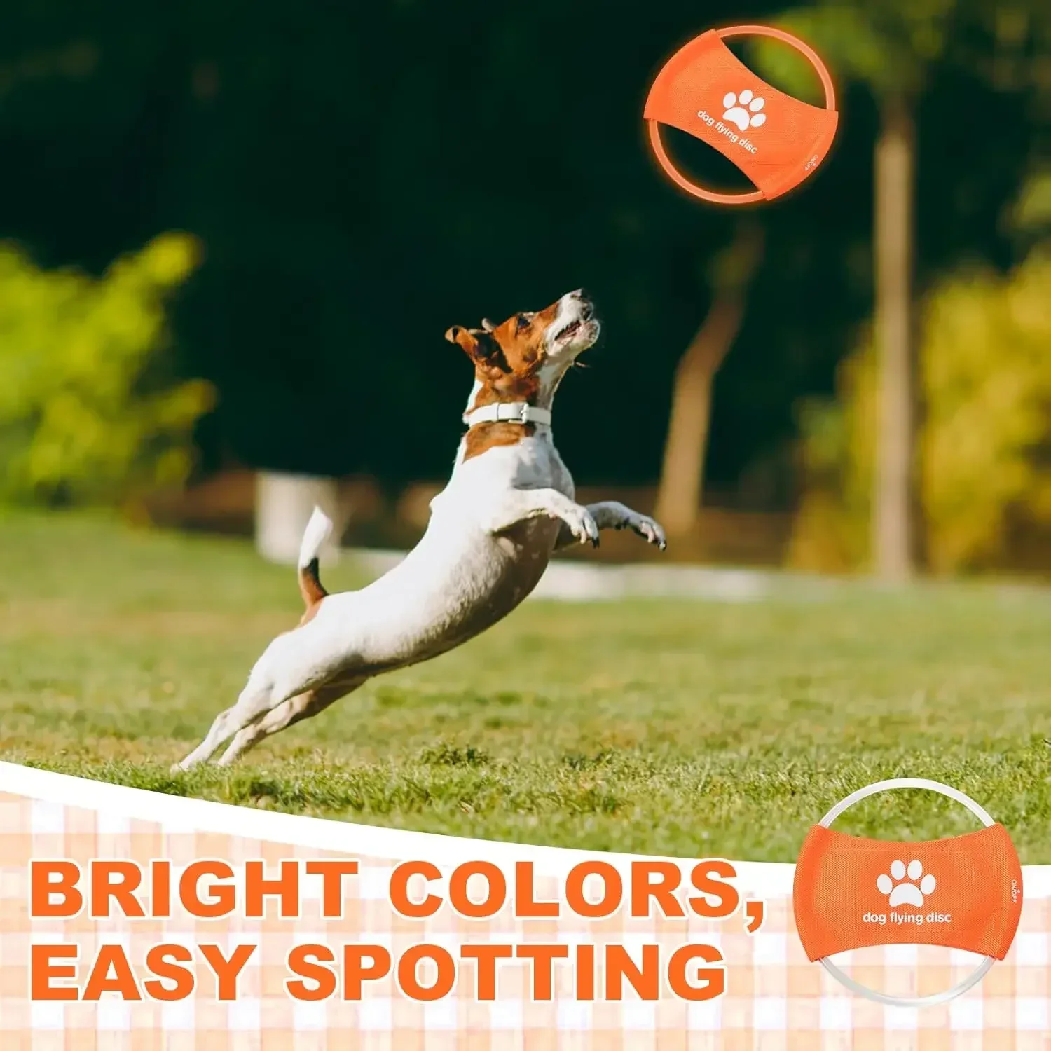 Dog Toy LED Glowing Rechargeab - Flying Disc Dog Training Toy recension och pris
