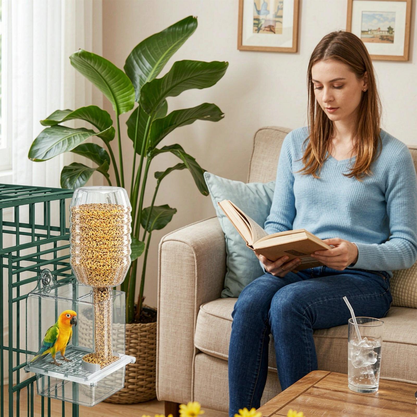 Automatic Bird Feeder For Cage - Pet Feeders recension och pris