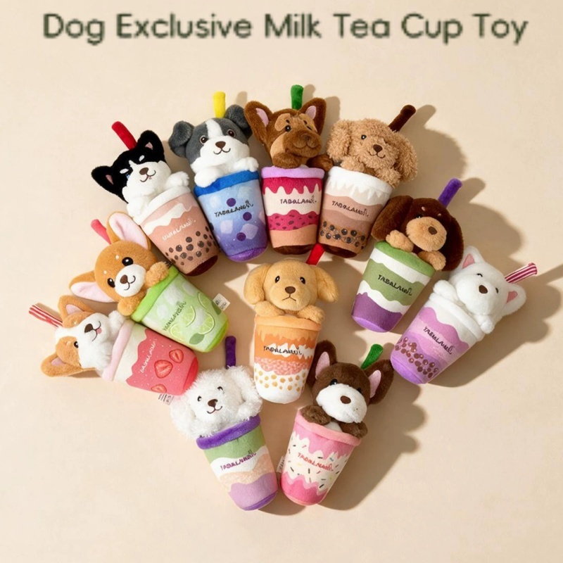 Yaomland Durable Squeaky Snuff - Interactive Squeaky Plush Dog Toy recension och pris