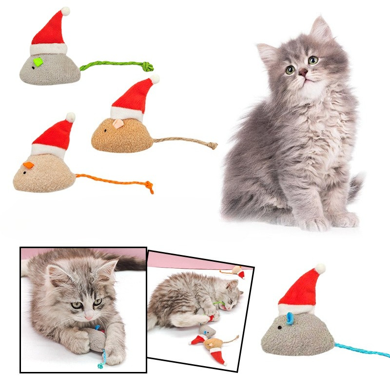 5pcs Cat Push Chew Toy Catnip  - Catnip Interactive Plush Mouse recension och pris