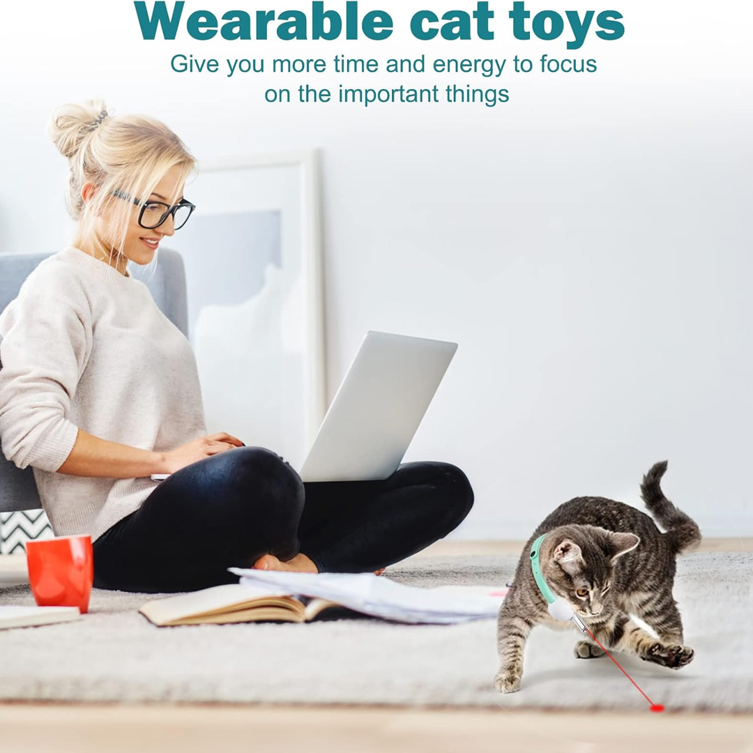 Laser Pointer Collar for Cats  - Laser Pointer Cat Toy Automatic recension och pris