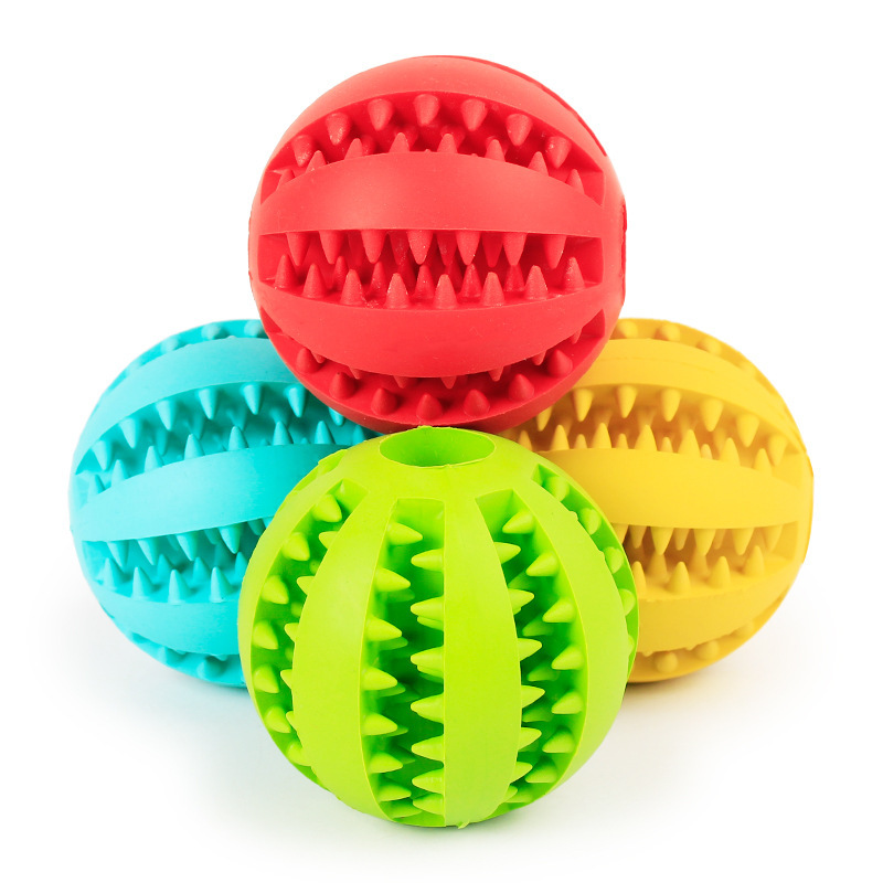 Pet Dog Rubber Chew Toy Ball T - Rubber Treat Dispensing Dog Toy recension och pris