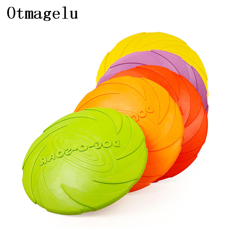 Rubber Pet Dog Flying Discs Sa - Flying Disc Dog Training Toy recension och pris