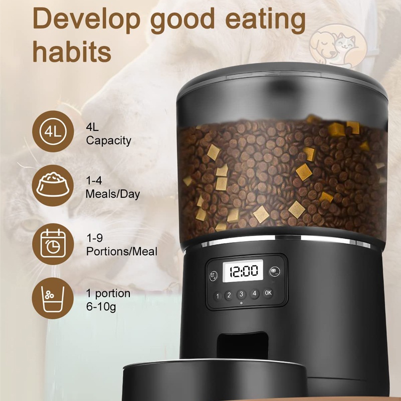Pet Automatic Feeder 4L Smart  - Pet Feeders recension och pris