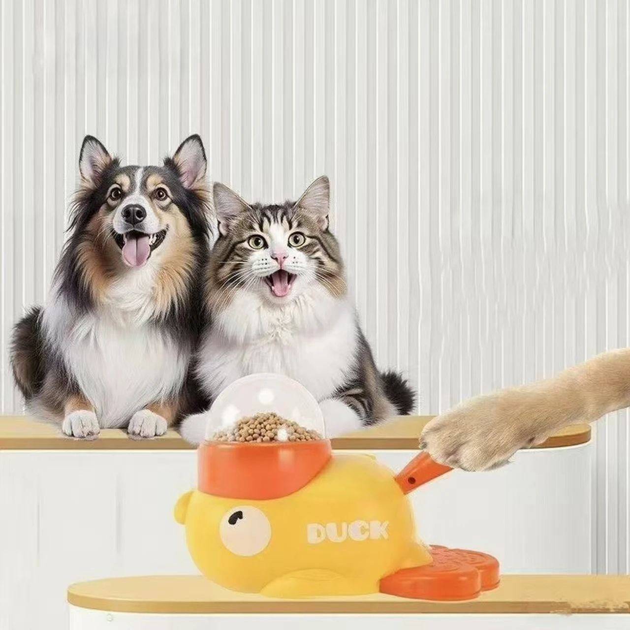 Yellow Duck-Shaped Interactive - Dog Puzzle Feeder Toy recension och pris
