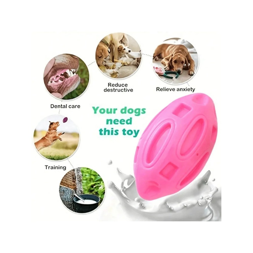 1pcs Indestructible Squeaky Ru - Interactive Squeaky Plush Dog Toy recension och pris