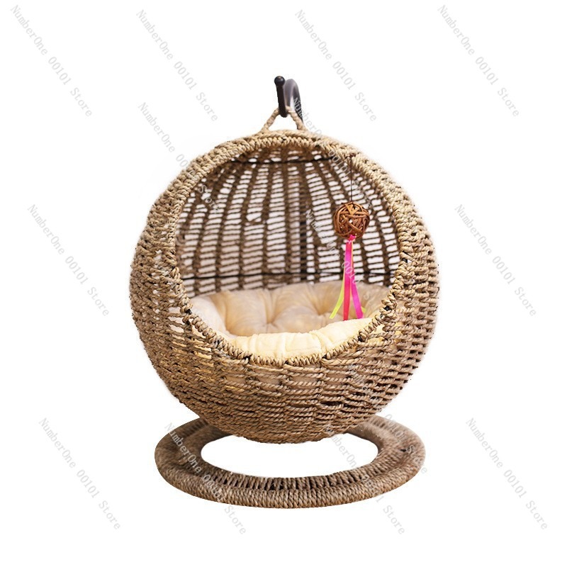 Rattan Cat Hanging Basket Bed  - Pet Beds recension och pris