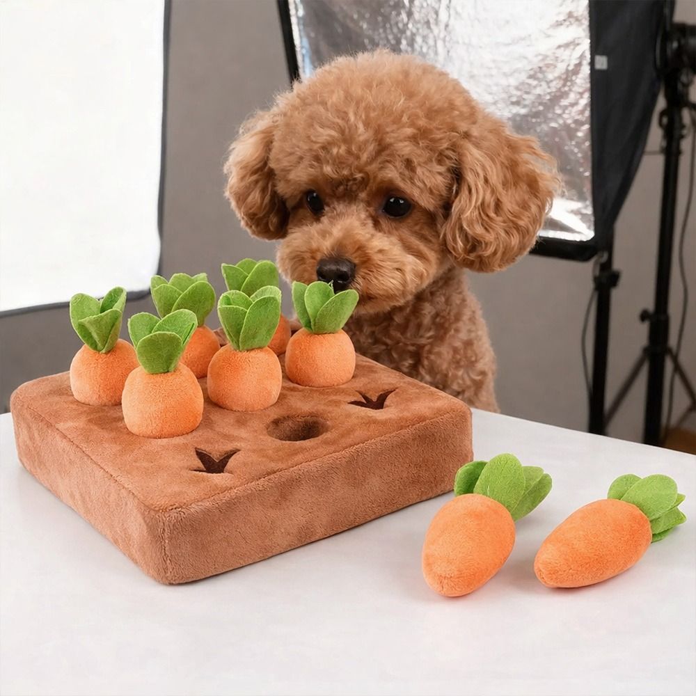 Stress Relief Carrot Snuffle M - Dog Puzzle Feeder Toy recension och pris