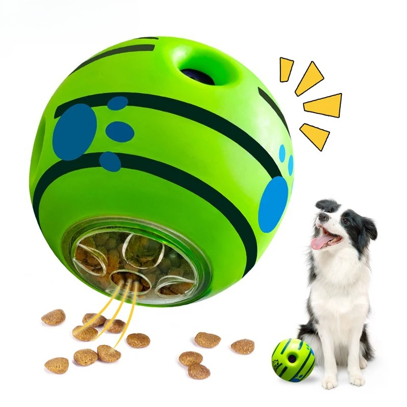 Interactive Dog Treat Ball Toy - Rubber Treat Dispensing Dog Toy recension och pris