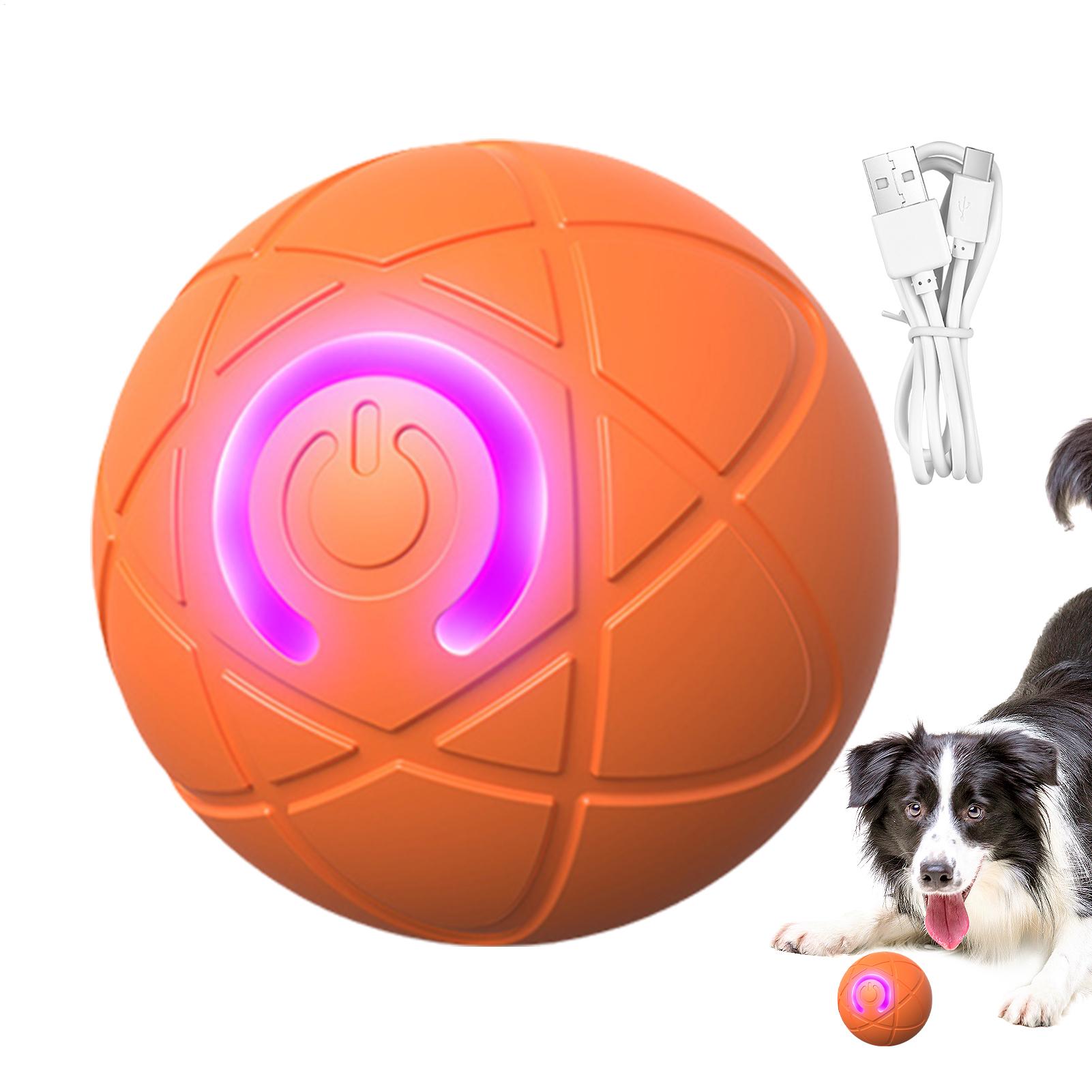 Dog Toy Ball Interactive Rolli - Automatic Moving Dog Ball recension och pris