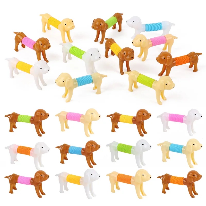 Durable Colorful Stretchable D - Interactive Squeaky Plush Dog Toy recension och pris