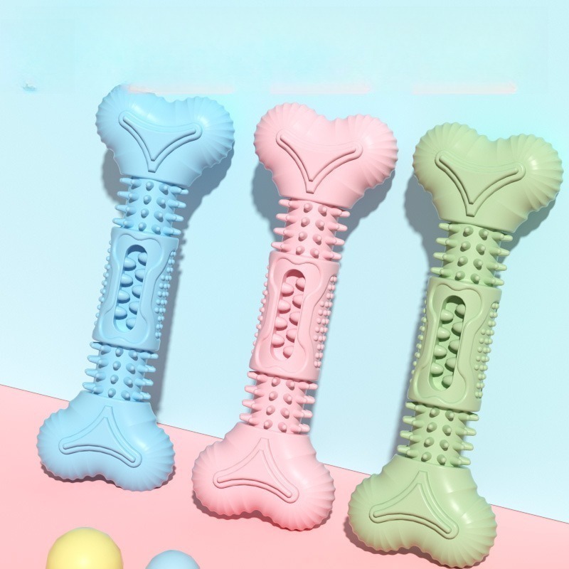 New Durable Pet Chew Toy Set D - Teeth Cleaning Dog Chew Bone recension och pris