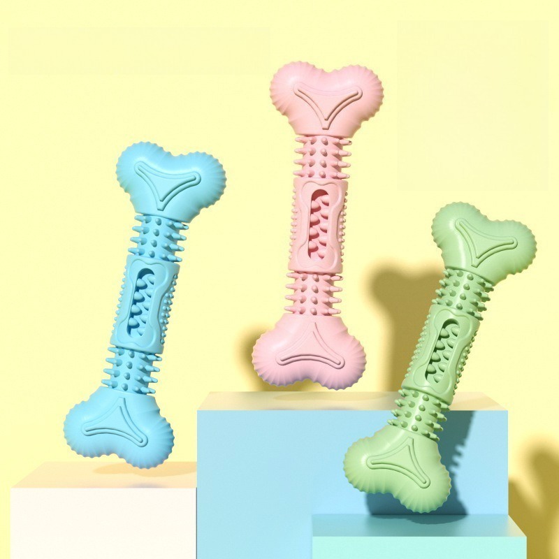 New Durable Pet Chew Toy Set D - Teeth Cleaning Dog Chew Bone recension och pris