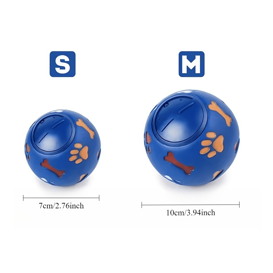 Dog Treat Ball, Slow Feeder Fo - Rubber Treat Dispensing Dog Toy recension och pris